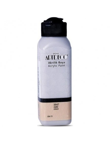 Artdeco 500Ml Gri Akrilik Boya 3647