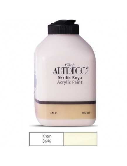 Artdeco 500Ml Krem Akrilik Boya 3646