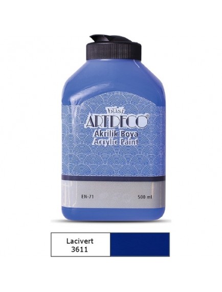 Artdeco 500Ml Lacivert Akrilik Boya 3611