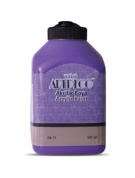 Artdeco 500Ml Mor Akrilik Boya 3608