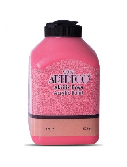 Artdeco 500Ml Pembe Akrilik Boya 3604