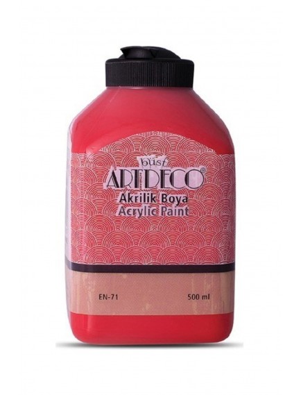 Artdeco 500Ml Domates Kırmızı Akrilik Boya 3043