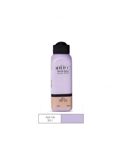 Artdeco 140Ml Açık Lila Akrilik Boya 3011