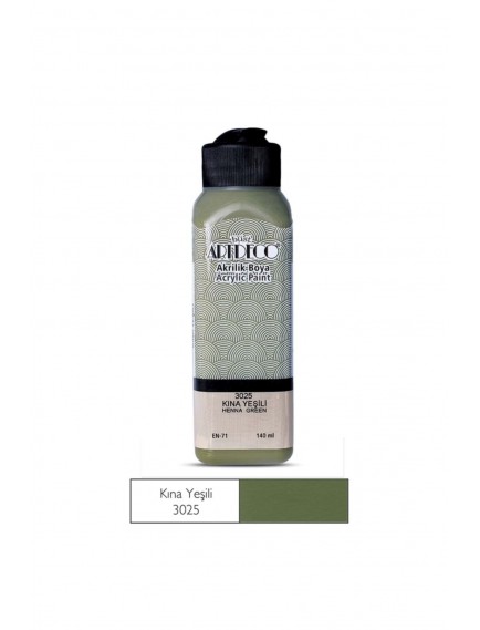 Artdeco 140Ml Kına Yeşili Akrilik Boya 3025