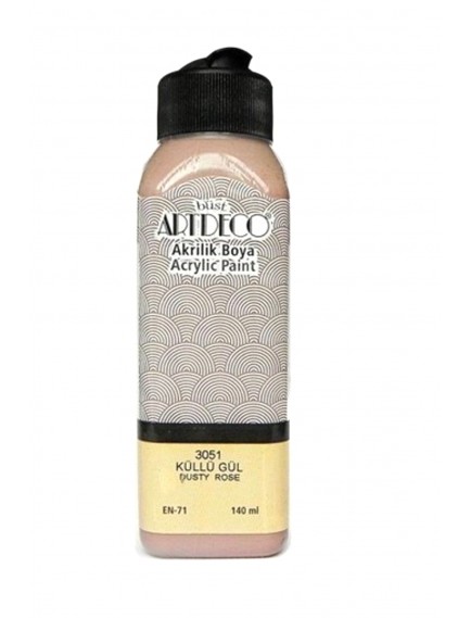 Artdeco 140Ml Küllü Gül Akrilik Boya 3051