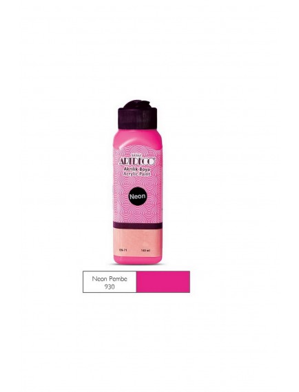 Artdeco 140Ml Neon Pembe Akrilik Boya 930