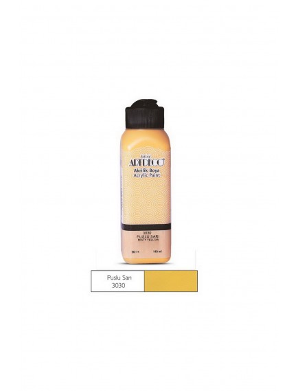 Artdeco 140Ml Puslu Sarı Akrilik Boya 3030