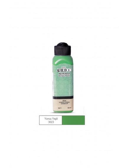 Artdeco 140Ml Yonca Yeşili Akrilik Boya 3023