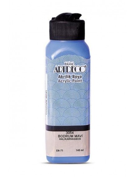 Artdeco Akrilik Boya 140Ml Bodrum Mavi 3054