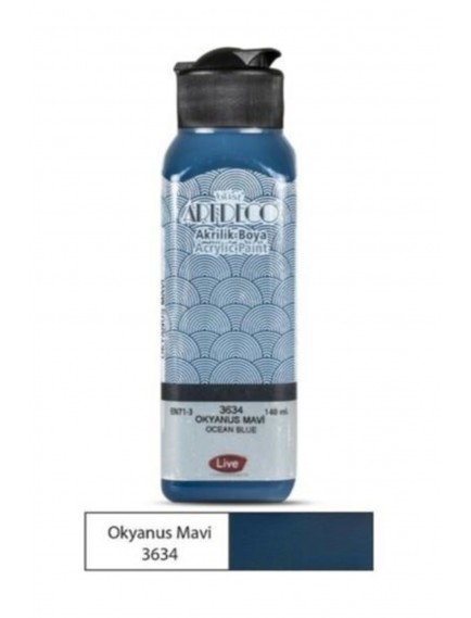 Artdeco 140Ml Okyanus Mavi Akrilik Boya 3634