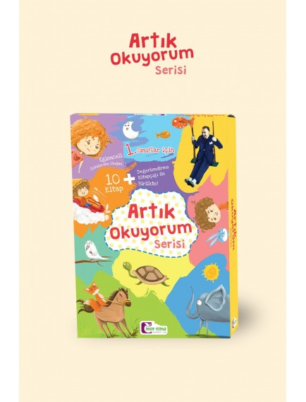 Artık Okuyorum Serisi (10 Kitap 1. Sınıflar İçin) - Aziz Sivaslıoğlu - Mor Elma Yayınları