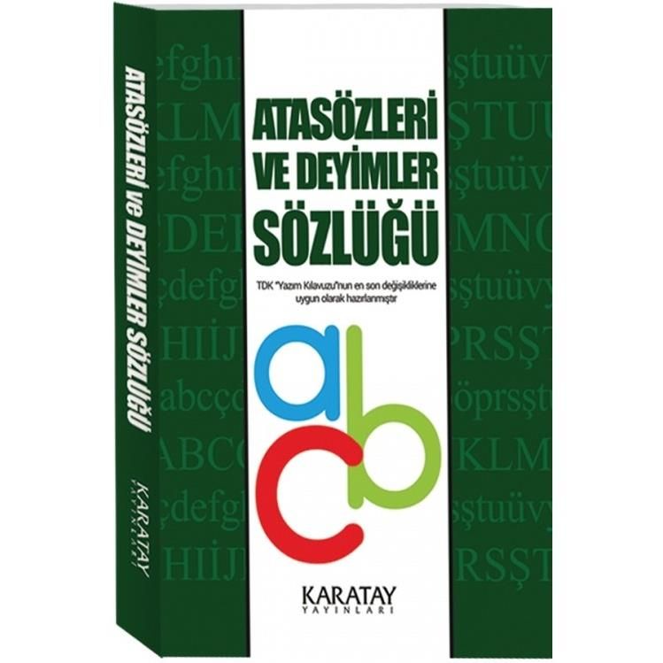 Atasözleri Ve Deyimler Sözlüğü (Karton Kapak) - Kolektif - Karatay Yayınları