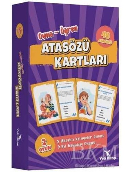 Atasözü Kartları Oyna-Öğren - Feyyaz Ulaş - Yeti Kitap