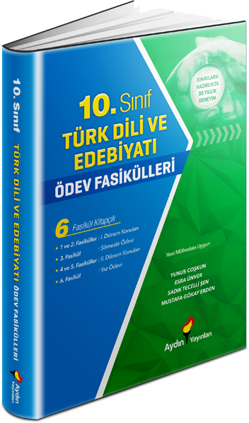 Aydın Yayınları 10. Sınıf Türk Dili Ve Edebiyatı Ödev Fasikülleri