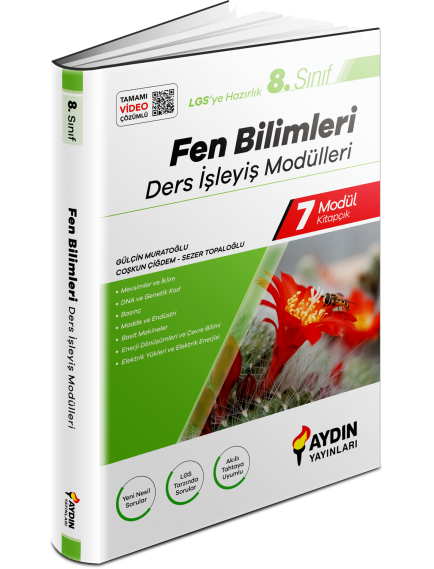 Aydın Yayınları 8. Sınıf Aydın Yayınları Fen Bilimleri Ders İşleyiş Modülleri