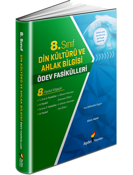 Aydın Yayınları 8. Sınıf Din Kültürü Ve Ahlak Bilgisi Ödev Fasikülleri