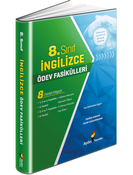 Aydın Yayınları 8. Sınıf İngilizce Ödev Fasikülleri