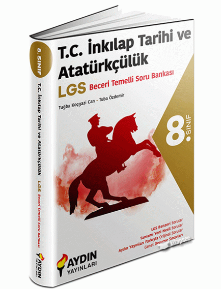 Aydın Yayınları 8. Sınıf İnkılap Tarihi Ve Atatürkçülük Beceri Temelli Soru Bankası