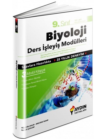 Aydın Yayınları 9. Sınıf Biyoloji Ders İşleyiş Modülleri