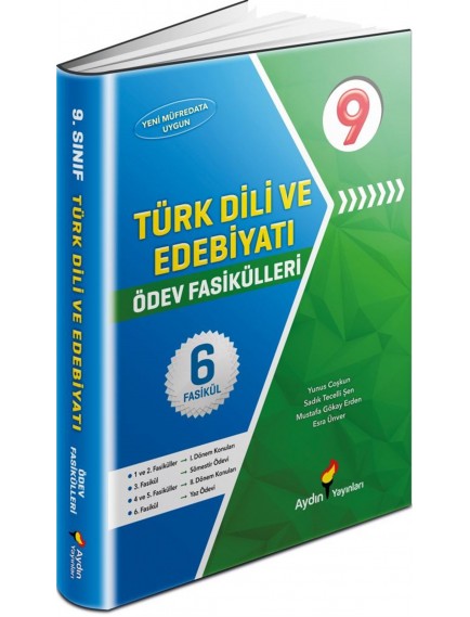 Aydın Yayınları 9. Sınıf Türk Dili ve Edebiyatı Ödev Fasikülleri