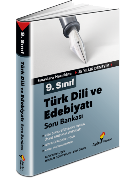 Aydın Yayınları 9. Sınıf Türk Dili ve Edebiyatı Soru Bankası