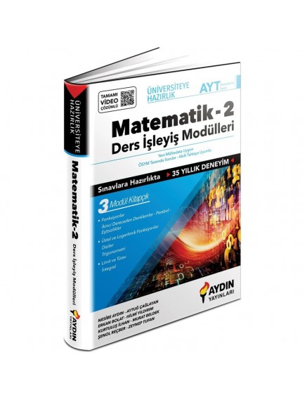Aydın Yayınları Ayt Matematik Üniversiteye Hazırlık Ders İşleyiş Modülleri 2.Kitap
