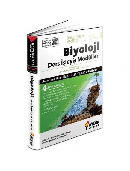 Aydın Yayınları Tyt-Ayt Biyoloji Ders İşleyiş Modülleri