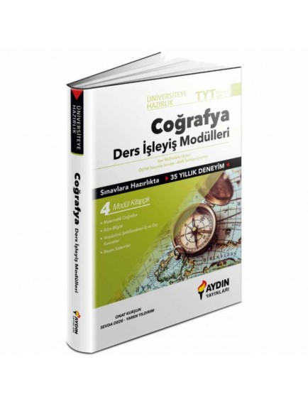 Aydın Yayınları Tyt Coğrafya Üniversiteye Hazırlık Ders İşleyiş Modülleri