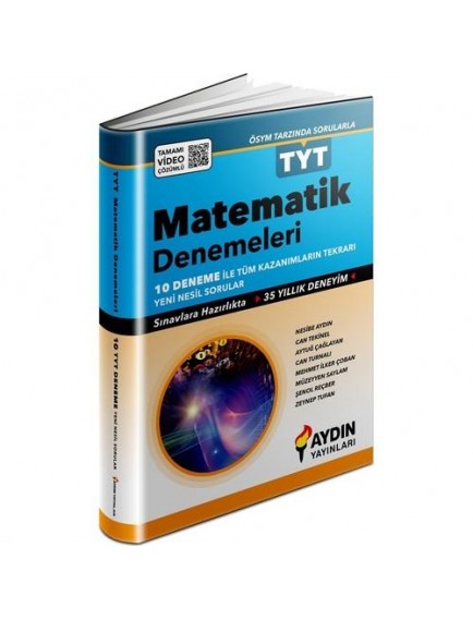 Aydın Yayınları Tyt Matematik 10 Deneme