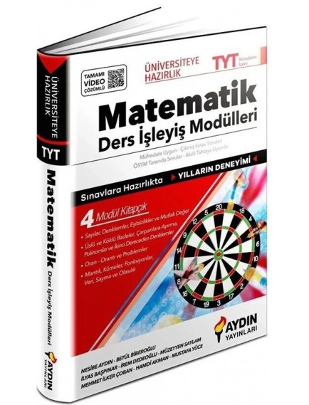 Aydın Yayınları Tyt Matematik Üniversiteye Hazırlık Ders İşleyiş Modülleri