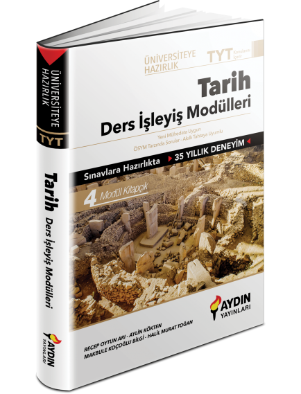 Aydın Yayınları Tyt Tarih Üniversiteye Hazırlık Ders İşleyiş Modülleri