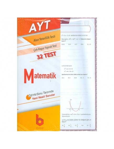 Basamak Yayınları Ayt Matematik Yaprak Test