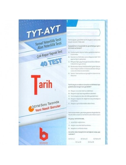 Basamak Yayınları Tyt-Ayt Tarih Yaprak Test