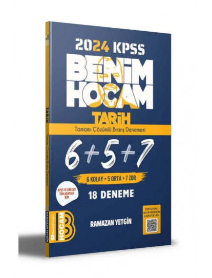 Benim Hocam Yayınları Kpss Tarih Tamamı Çözümlü 6+5+7 Deneme 