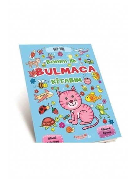 Benim İlk Bulmaca Kitabım Mavi - Kolektif - Yumurcak Yayınları