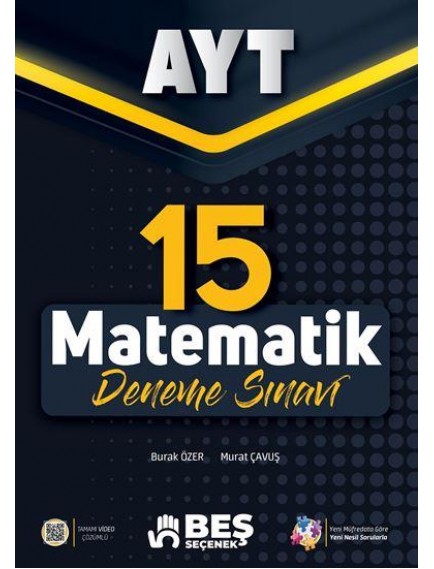 Beş Seçenek Yayınları Ayt Matematik 15'Li Deneme