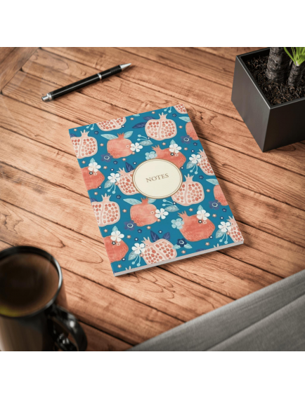 Bez Ciltli Çizgisiz Defter Sert Kapaklı 160 Yaprak 14x20cm -11