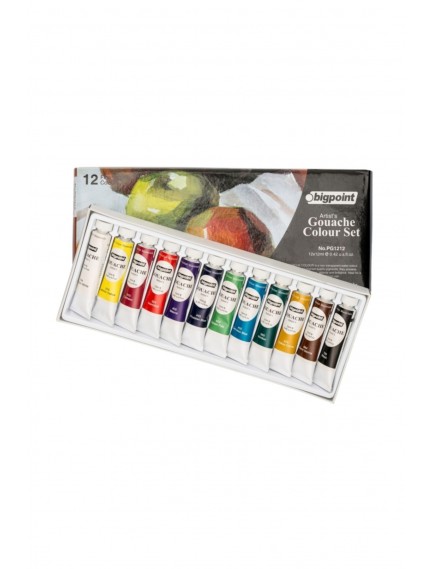 Bigpoint 12 Renk X 12Ml Guaj Boya Pg1212
