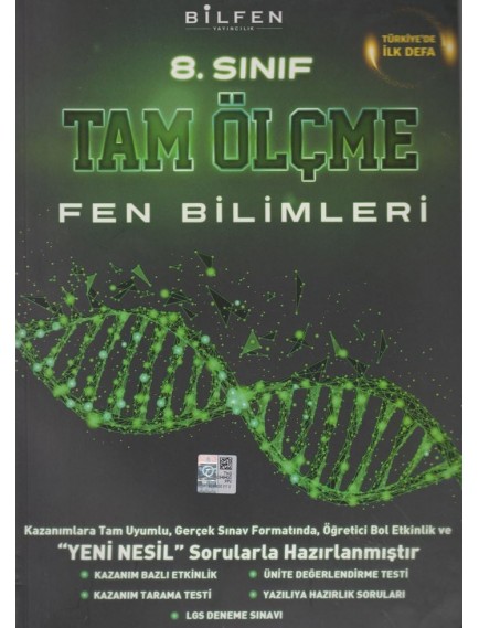 Bilfen Yayınları 8. Sınıf Fen Bilimleri Tam Ölçme
