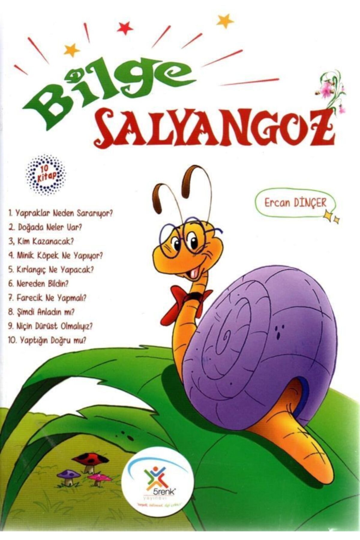 Bilge Salyangoz (10 Kitap) - Ercan Dinçer - 5 Renk Yayınları