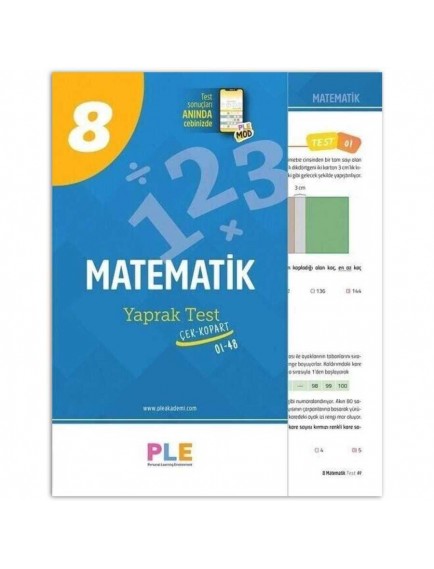 Birey Yayınları 8. Sınıf Ple Matematik Yaprak Test
