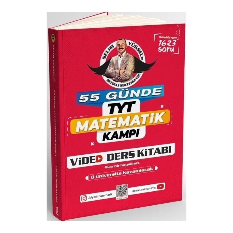 Bıyıklı Matematik Yayınları Tyt Matematik 55 Günde Kamp İvdeo Ders Kitabı 