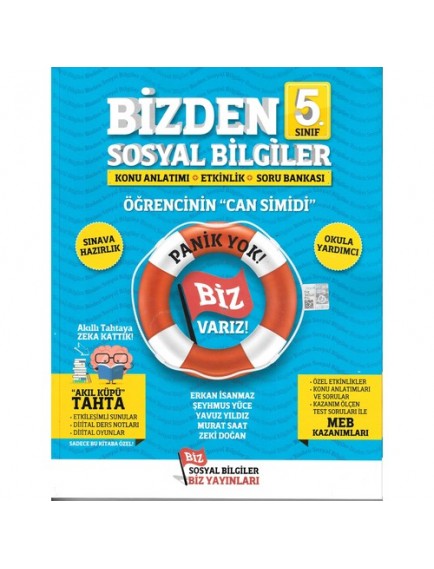 Biz Yayınları 5. Sınıf Bizden Sosyal Bilgiler Öğrencinin Can Simidi