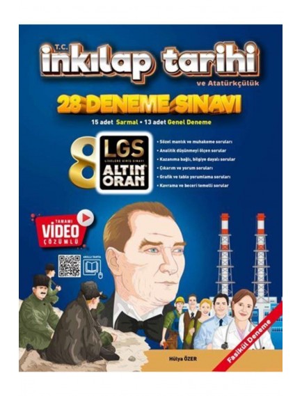 Altın Oran Yayınları 8. Sınıf Lgs T.C. İnkılap Tarihi Ve Atatürkçülük 28 Deneme Sınavı