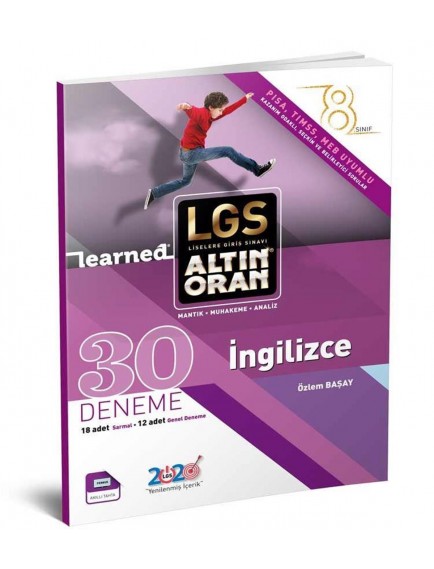 Borealis Yayınları Learned 8. Sınıf İngilizce Altın Oran 30'Lu Deneme