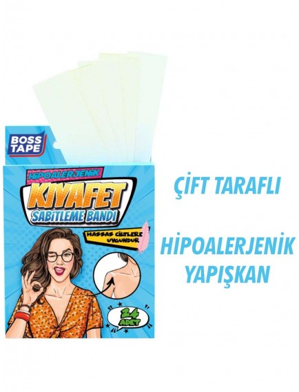 Boss Tape Kıyafet Sabitleme Bandı 24'Lü Bt-07001
