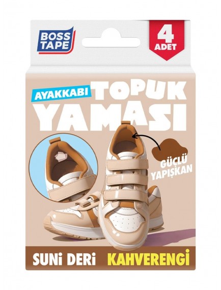Boss Tape Topuk Yaması (4 Adet) Kahverengi Bt-07004