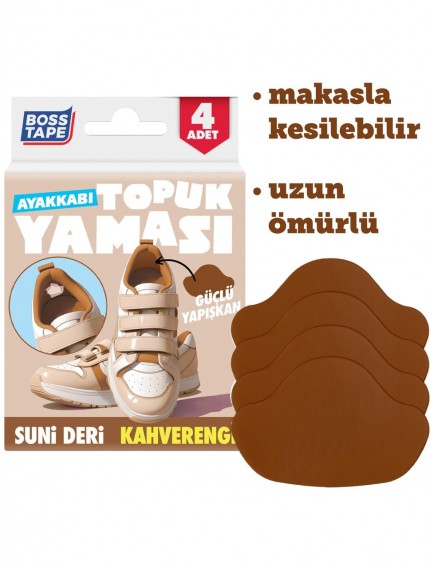 Boss Tape Topuk Yaması (4 Adet) Kahverengi Bt-07004