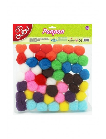 Bu-Bu 50'Li 3Cm Ponpon 0110