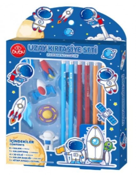 Bubu Kırtasiye Seti Uzay Bubu-Kst003